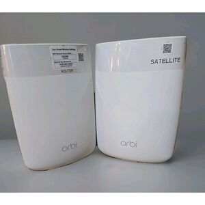 NETGEAR Orbi RBR50 Router & RBS50 Satellite – AC3000 Tri-Band Mesh WiFi System